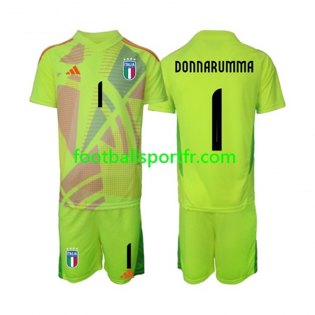 Tenue Italie Donnarumma 1 Gardien Enfant Domicile UEFA Euro 2024 Maillot de Foot
